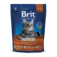 Сухий корм для котів, які живуть в приміщенні Brit Premium Cat Indoor 300 г (курка)