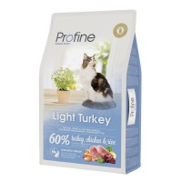 Сухой корм для кошек с лишним весом Profine Cat Light 10 кг (индейка и курица)