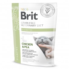 Сухой корм для кошек, при сахарном диабете Brit GF Veterinary Diet Diabetes 400 г (курица)