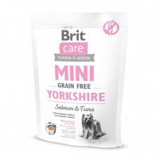 Сухой корм для йоркширских терьеров Brit Care Mini GF Yorkshire 400 г (лосось и тунец)