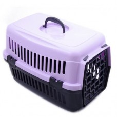 Контейнер-переноска для собак и котов весом до 6 кг SG 48 x 32 x 32 см (фиолетовая) - cts