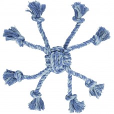 Игрушка для собак Trixie Мяч плетёный с верёвками d=44 см (текстиль, цвета в ассортименте)