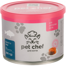 Мясной паштет для взрослых кошек Pet Chef 360 г (рыба)