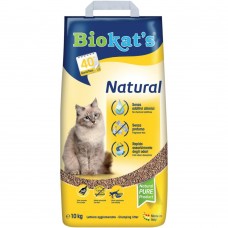 Наполнитель туалета для кошек Biokat\'s Natural 10 кг (бентонитовый)