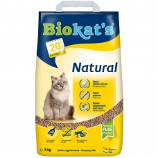 Наполнитель туалета для кошек Biokat\'s Natural 5 кг (бентонитовый)