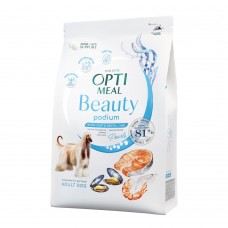 Сухой корм для собак Optimeal Beauty Podium Shiny Coat & Dental Care 10 кг (морепродукты)