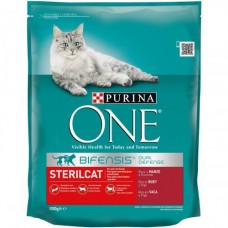 Сухой корм для стерилизованных кошек Purina One Sterilised 800 г (говядина)