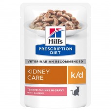 Влажный корм для кошек, при заболеваниях почек Hill’s Prescription Diet k/d 85 г (лосось)