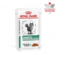 Влажный корм для котов, при сахарном диабете Royal Canin Diabetic 85 г (домашняя птица)