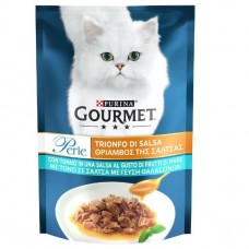 Влажный корм для кошек Gourmet Perle pouch 85 г (тунец мини филе)