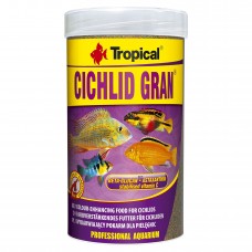 Сухой корм для аквариумных рыб Tropical в гранулах «Cichlid Gran» 250 мл (для всех цихлид)