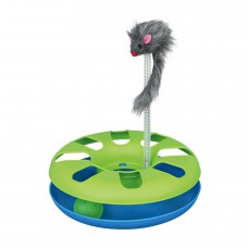 Іграшка для котів Trixie Трек ігровий з мишкою «Crazy Circle» d=24 см, h=29 см