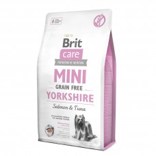 Сухой корм для йоркширских терьеров Brit Care Mini GF Yorkshire 2 кг (лосось и тунец)