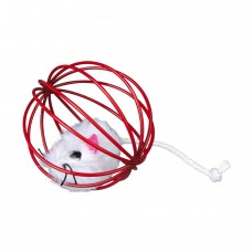 Игрушка для кошек Trixie Мяч с мышкой d=6 см (цвета в ассортименте)