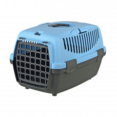 Контейнер-переноска для собак и котов весом до 6 кг Trixie «Capri 1» 32 x 31 x 48 см (голубая) - dgs