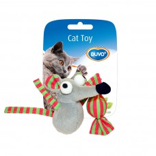 Іграшка для котів Duvo+ Миша плюшева з котячою м\'ятою 7,5 х 7 х 3,5 см (в асортименті)