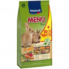Корм для кроликов Vitakraft «Premium Menu Vital» 1 кг + 20 %