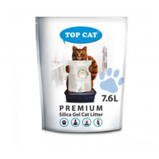 Наполнитель туалета для кошек TOP CAT 7,6 L (силикагелевый)