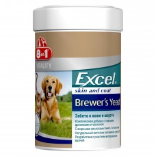 Пивные дрожжи 8in1 Excel «Brewers Yeast» 1430 таблеток (для кожи и шерсти) - dgs