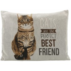 Подушка для кошек Trixie «Chipo» с котом 60 x 48 см (серая)
