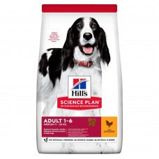 Сухий корм для дорослих собак середніх порід Hills Science Plan Canine Adult Advanced Fitness Medium 2,5 кг (курка)