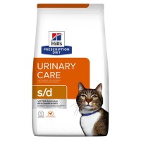 Сухий корм для котів, для розчинення струвітного каміння Hills Prescription Diet s/d Urinary 3 кг (курка)
