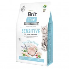 Сухой корм для кошек с пищевой непереносимостью Brit Care Cat GF Insect 2 кг (насекомые и рыба)