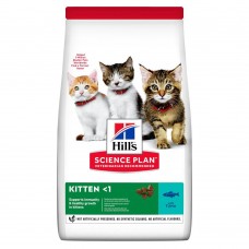 Сухий корм для кошенят та котів у період лактації Hills Science Plan Kitten 1,5 кг (тунець)