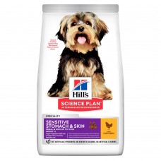 Сухий корм для собак Hills Science Plan Adult Sensitive Stomach & Skin Small & Mini 1.5 кг (курка)
