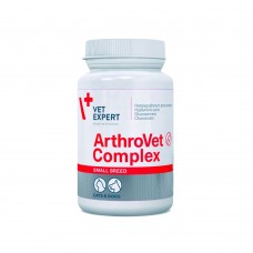 Витаминный комплекс для собак и кошек VetExpert ArthroVet Complex для здоровья хрящей и суставов, 60 капсул