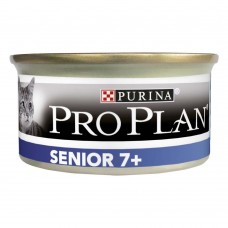 Влажный корм для взрослых кошек старше 7 лет ProPlan Senior 7 +, 85 г (тунец)