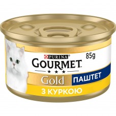 Влажный корм для кошек Gourmet Gold Pate Chicken 85 г (курица)