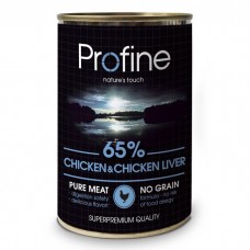 Влажный корм для собак Profine Chicken and Liver 400 г (курица и печень)