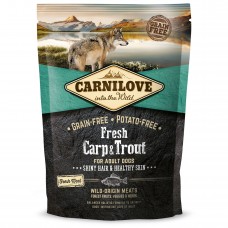 Сухой корм для взрослых собак всех пород Carnilove Fresh Carp & Trout 1,5 кг (рыба)