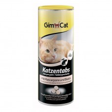 Ласощі для котів GimCat Katzentabs Mascarpone & Biotion 425 г (для шкіри та шерсті)