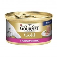 Влажный корм для кошек Gourmet Gold Pate Beef 85 г (говядина)