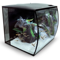 Аквариумный набор Fluval «Flex» чёрный, овальный (57 л)