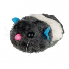 Іграшка для котів Trixie Мишка, що вібрує 8 см (плюш)