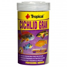 Сухой корм для аквариумных рыб Tropical в гранулах «Cichlid Gran» 100 мл (для всех цихлид)