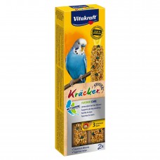 Ласощі для хвилястих папуг Vitakraft «Kracker Original Feather Care» 60 г / 2 шт. (під час линьки)