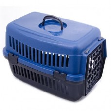 Контейнер-переноска для собак та котів вагою до 6 кг SG 48 x 32 x 32 см (синя)