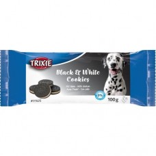 Лакомство для собак Trixie печенье Black & White Cookies, 100 г (курица)