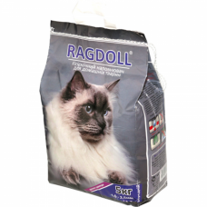 Наполнитель туалета для кошек Ragdoll с запахом лаванды средний, 5 кг (бентонитовый)