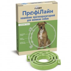 Нашийник для собак ProVET «ПрофіЛайн» 70 см (від зовнішніх паразитів, колір: зелений)