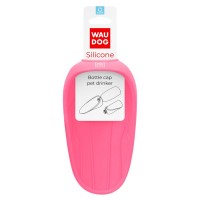 Поїлка-насадка на пляшку WAUDOG Silicone 16,5 х 9 см (рожева)