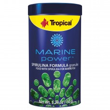 Сухой корм для аквариумных рыб Tropical в гранулах «Marine Power Spirulina Formula Granules» 250 мл (для морских рыб)