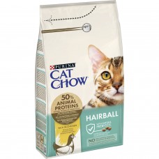 Сухой корм для выведения шерсти у кошек Cat Chow Hairball Control 1,5 кг (курица)