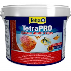 Сухий корм для акваріумних риб Tetra в чипсах «TetraPro Colour» 10 л (для всіх акваріумних риб)