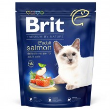 Сухой корм для котов Brit Premium by Nature Cat Adult Salmon 300 г (лосось)