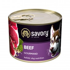 Влажный корм для взрослых собак Savory 200 г (говядина)